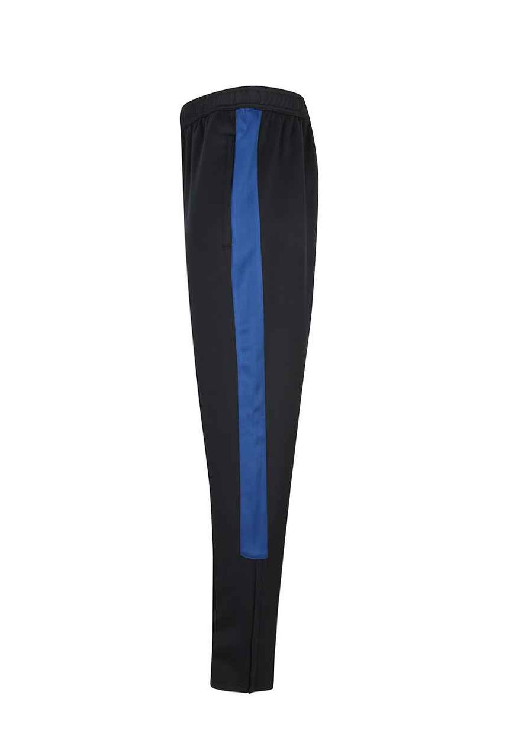 Black / Royal blue tracksuit bottoms - Undisputed Sports